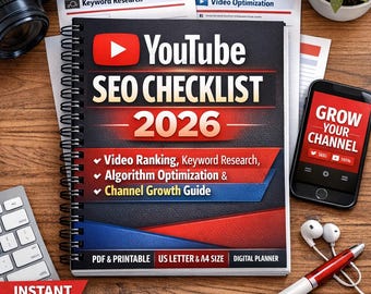 YouTube SEO Checklist 2026 | Video Ranking, Keyword Research, Algorithm Optimization & Channel Growth Guide