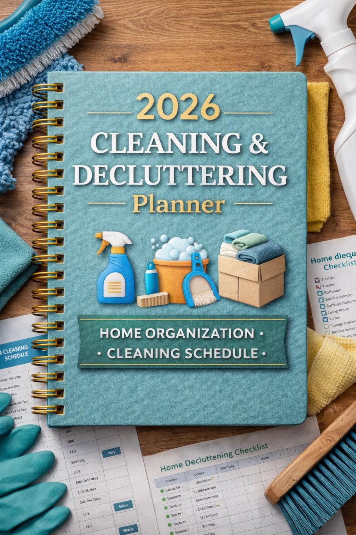 2026 Cleaning & Decluttering Planner | Home Organization and Cleaning ...