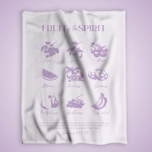 Christian Blanket Gifts For Women, Bible Verse Scripture Blanket, Purple Baby Girl Blankets Soft, Bible Verse Gifts, Baby Shower Gift Ideas