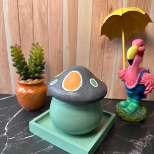 Decoration set – tealight holder jewelry bowl with lid and tray – handmade cast ceramic decoration