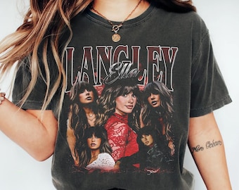 Limited edition Ella Langley jaren 90 bootleg vintage T-shirt, retro Ella Langley streetwear klassiek T-shirt, Ella Langley T-shirt cadeau voor dames en heren