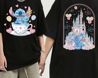 Stitch y Scrump de Disney, Lilo y Stitch de Disney, diseño de la película Stitch 2026, vacaciones de los mejores amigos de WDW, Reino Mágico PNG