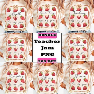 Teacher Png, Kindergarten Is My Jam Bundle Png, Back To School Png, Teacher Gift, First Day Of School Png, Coquette Teacher Png, Girl Shirt