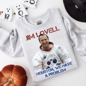 Jim Lovell Astronaut PNG, Vintage Space Exploration Design, Houston We Have A Problem Quote, NASA Apollo 13 Digital Download Sublimation