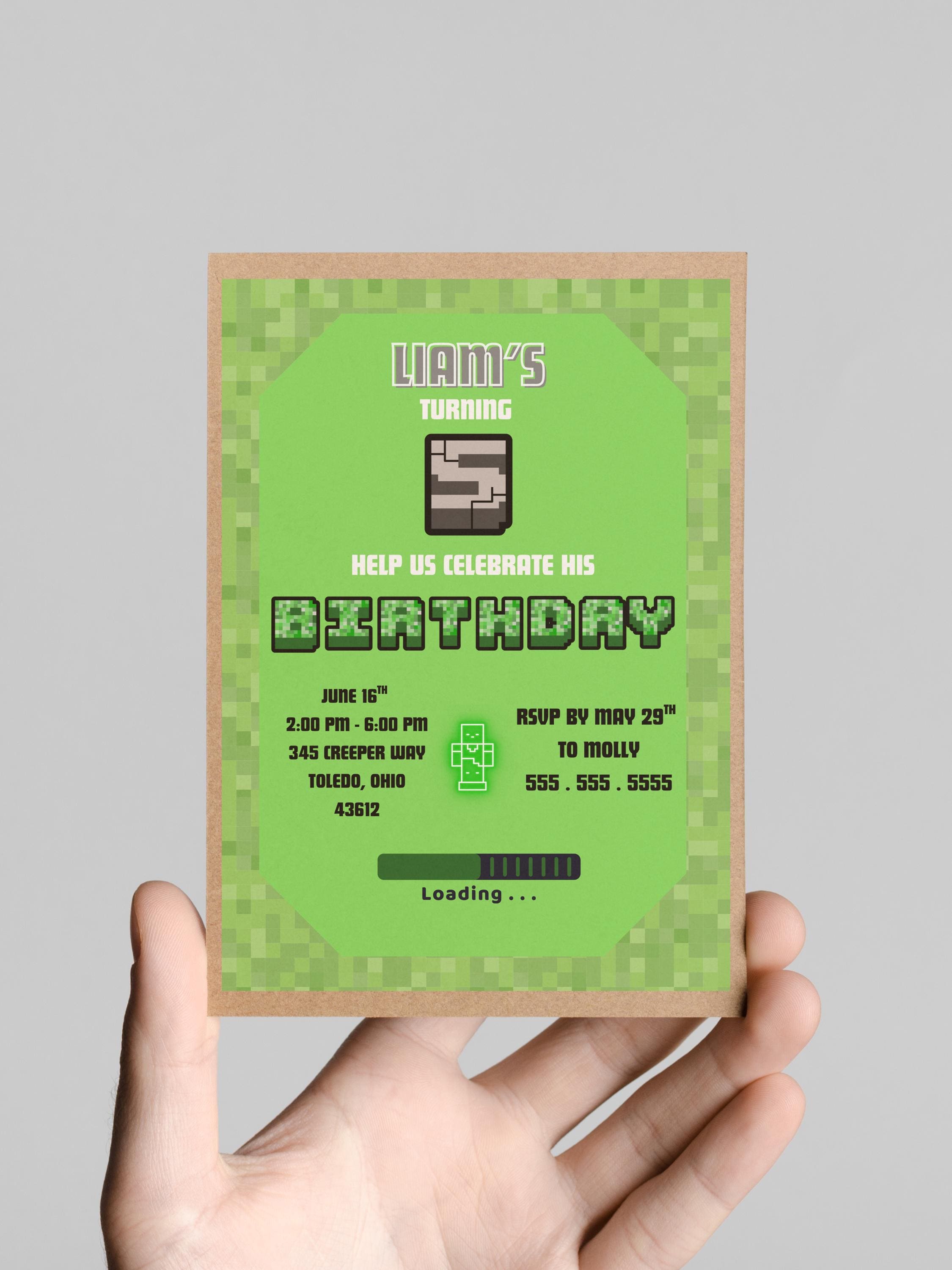 Custom Birthday Invitation (Digital)