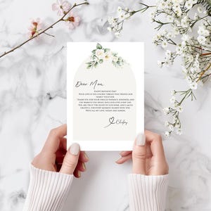 Tarjeta del Día de la Madre, Tarjeta Personalizada del Día de la Madre, Tarjeta del Día de la Madre con Descarga Digital, Tarjeta del Día de la Madre Feliz, Tarjeta para Mamá
