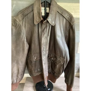 Ll Bean A2 Leather Jacket - Etsy