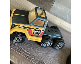 Vintage Tonka Stone Gravel Quarry Truck Green