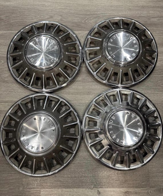 Vintage Set of 4 OEM 1968 Ford Mustang 14