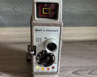 Vintage Bell & Howell Filmo Auto 8 Video Camera With Wrist Strap