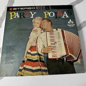 Party Polkas Vinyl LP Fortuna Records TLPS 927 Stereo Dragspel Musikfat
