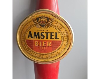 AMSTEL LIGHT BLANDARE Rött Trä Begagnad Vintage