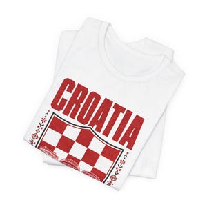 Croatia Soccer Shirt World Cup 2026 | Vatreni Vintage Fan Tee Retro Stadium Football Gift image 3