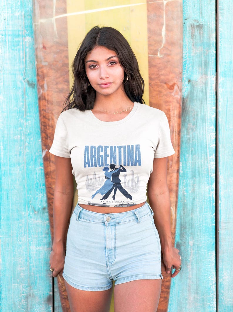 Argentina Soccer Shirt World Cup 2026 | La Albiceleste Vintage Fan Tee | Retro Football Gift | Argentina World Cup Champions Style image 5