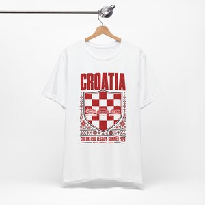 Croatia Soccer Shirt World Cup 2026 | Vatreni Vintage Fan Tee Retro Stadium Football Gift image 5