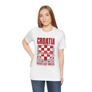 Croatia Soccer Shirt World Cup 2026 | Vatreni Vintage Fan Tee Retro Stadium Football Gift image 6