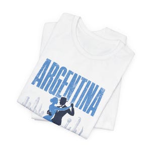 Argentina Soccer Shirt World Cup 2026 | La Albiceleste Vintage Fan Tee | Retro Football Gift | Argentina World Cup Champions Style image 7