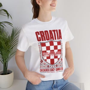 Croatia Soccer Shirt World Cup 2026 | Vatreni Vintage Fan Tee Retro Stadium Football Gift image 8