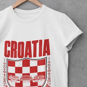 Croatia Soccer Shirt World Cup 2026 | Vatreni Vintage Fan Tee Retro Stadium Football Gift image 10