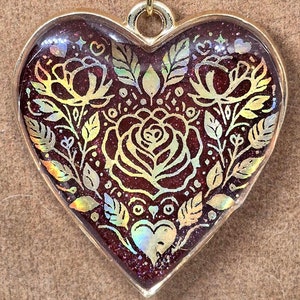 Hearts and Roses Pendant