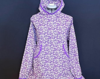 Size M Floral Liberty Cotton Kuspuk: Alaskan Kuspuk