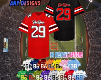 Maglia da calcio personalizzata, nome, numero, logo ricamato personalizzato, uniforme della squadra, regalo per uomini, donne, bambini, bambini piccoli