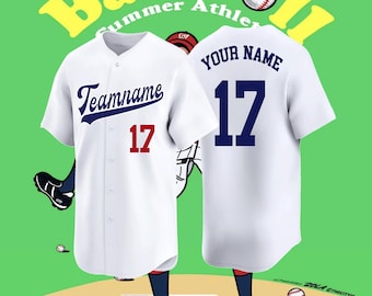 Custom Baseball Jersey, Personalized Name & Number Logo, Game Day Outfit for kids toddler Adult