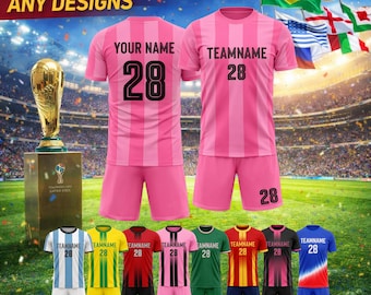 Custom Soccer jersey,Stitch team uniform,Customizable shirts for Team shirts, Birthday Gift World Cup USA jerseys for Fans Kids Dad