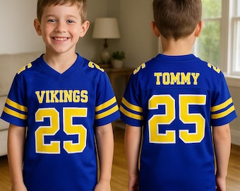 Aangepast voetbalshirt, gepersonaliseerd geborduurd naamnummer LOGO Teamuniform Valentijnsdag Cadeauvoor mannen vrouwen kinderen peuter
