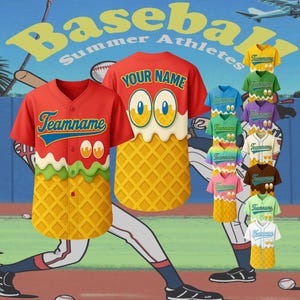 Custom Baseball Jersey: Personalized Name, Number & Logo