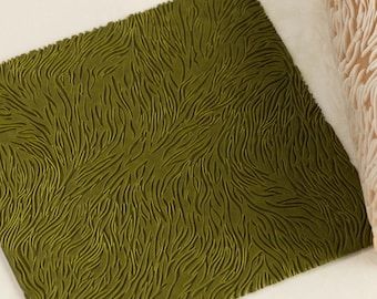 Fur Texture Roller: Seamless Polymer Clay Embossing Tool