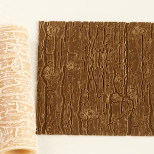 Tree Bark Texture Roller: Polymer Clay, Pottery Embossing Tool