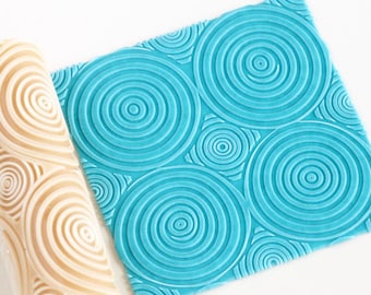 Mandala Texture Roller: Polymer Clay, Pottery, Cookie Dough - 3 inch