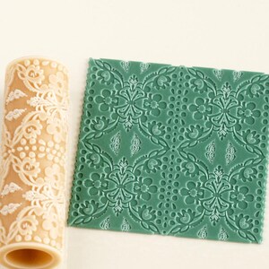 Lace Ribbon Edging Texture Roller: Polymer Clay, Pottery & Fondant