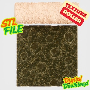 Krigsdrabbat slagfält Texturrulle STL: Diorama och bordsskivahantverk (digital nedladdning