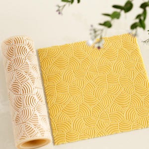 Leaf Texture Roller | Seamless Leaf Clay Texture Roller | Embossing Roller | Leaf Roller for Polymer Clay | Clay Tools |