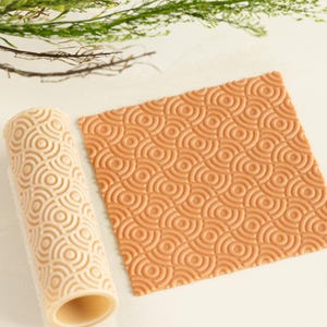 Geometric Texture Roller | Seamless Polymer Clay Texture Roller | Embossing Roller | Geometric Roller for Polymer Clay | Clay Tools |