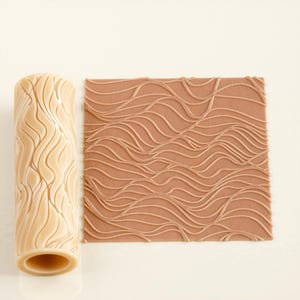 Wavy Mesh Texture Roller Model 01 | Seamless Polymer Clay Texture Roller | Embossing Roller | Wavy Mesh Roller |