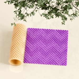 Lines Texture Roller | Seamless Polymer Clay Texture Roller | Embossing Roller | Lines Roller for Polymer Clay | Clay Tools |