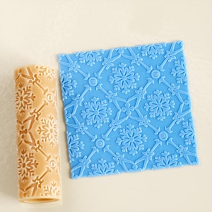 Vintage Lace Texture Roller Model 01 | Seamless Polymer Clay Texture Roller | Embossing Roller | Vintage Lace Roller |