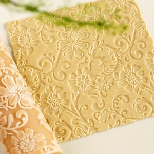 Lace Texture Roller | Seamless Polymer Clay Texture Roller | Embossing Roller | Lace Roller for Polymer Clay | Clay Tools |