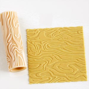 Baked Mud Texture Roller Model 04 | Seamless Polymer Clay Texture Roller | Embossing Roller | Baked Mud Roller for Polymer Clay |