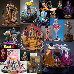 Pacchetto Dragon Ball STL - Diorami, personaggi e molto altro
