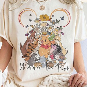 Retro Winnie The Pooh And Friends Shirt, Disney Pooh Shirt, Disneyland Shirt, Pooh Bear Shirt, Disney Shirt, Disney Family Vacation Shirt