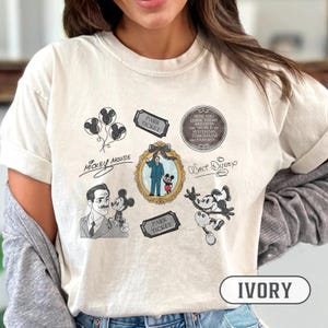 Vintage Coquette Walt and Mickey Mouse Disney Shirt, Retro Disney Shirt, Mickey and Co Shirt, Disney Memorial Shirt, Gift for Disney Lovers