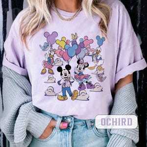 Mickey and Friends Balloon 70th Anniversary Shirt, Disneyland 70th Anniversary Tee, 70 Years of Magic Shirt, Disneyland Platinum Celebration