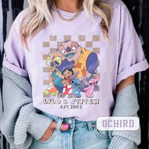 Retro Disney Lilo and Stitch Shirt, Stitch Shirt, Disney Stitch Shirt, Magic Kingdom Shirt, Disneyland Family Shirt, Ohana Means Family Tee