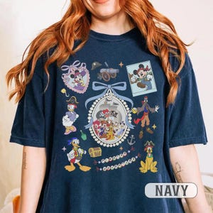 Coquette Bow Disney Pirates of the Caribbean Shirt, Mickey And Friends Pirates Of The Caribbean Shirt, Disneyland Tee,Family Disney Trip Tee