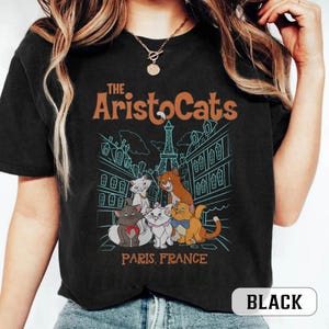 Camiseta retrô Disney Aristogatas, camiseta vintage Disney Cats Lover, camiseta Aristogatas, camiseta WDW Animal Kingdom, camiseta para viagem à Disneylândia