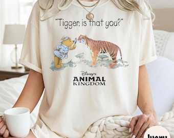 Camiseta de Tigger, ¿eres tú?, de Pooh, del Reino Animal, de Pooh, del Reino Animal, vintage de Disney, de Winnie the Pooh de Disney